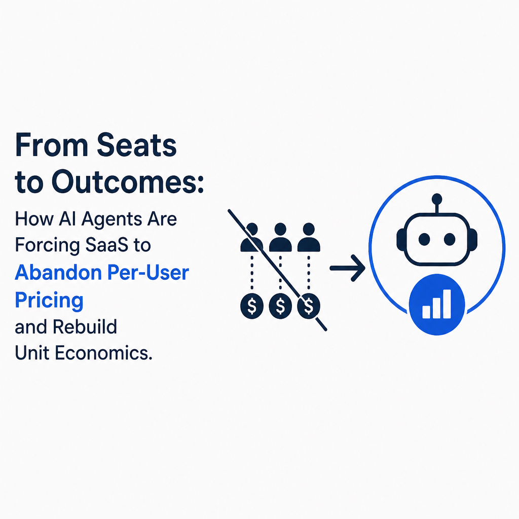 From Seats to Outcomes: How AI Agents Are Forcing SaaS to Abandon Per-User Pricing and Rebuild Unit Economics