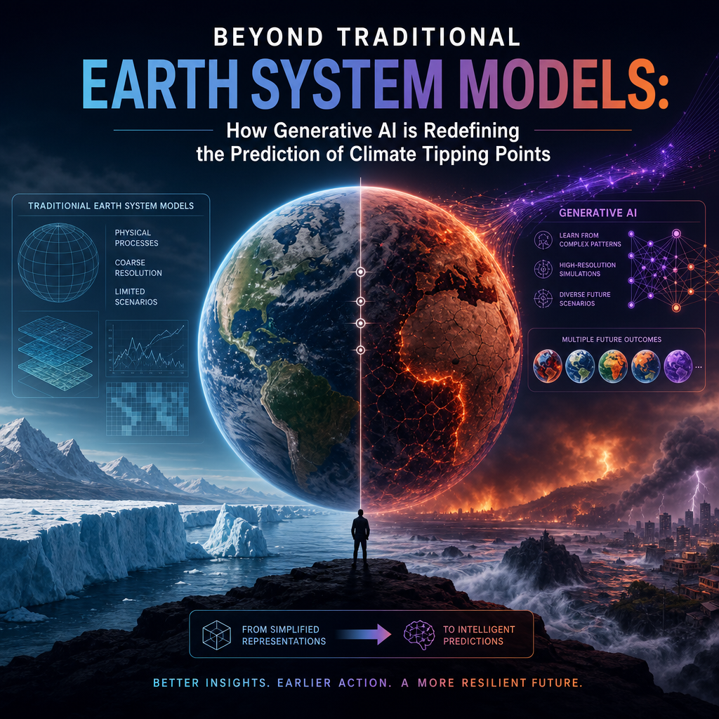 Beyond Traditional Earth System Models: How Generative AI is Redefining the Prediction of Climate Tipping Points
