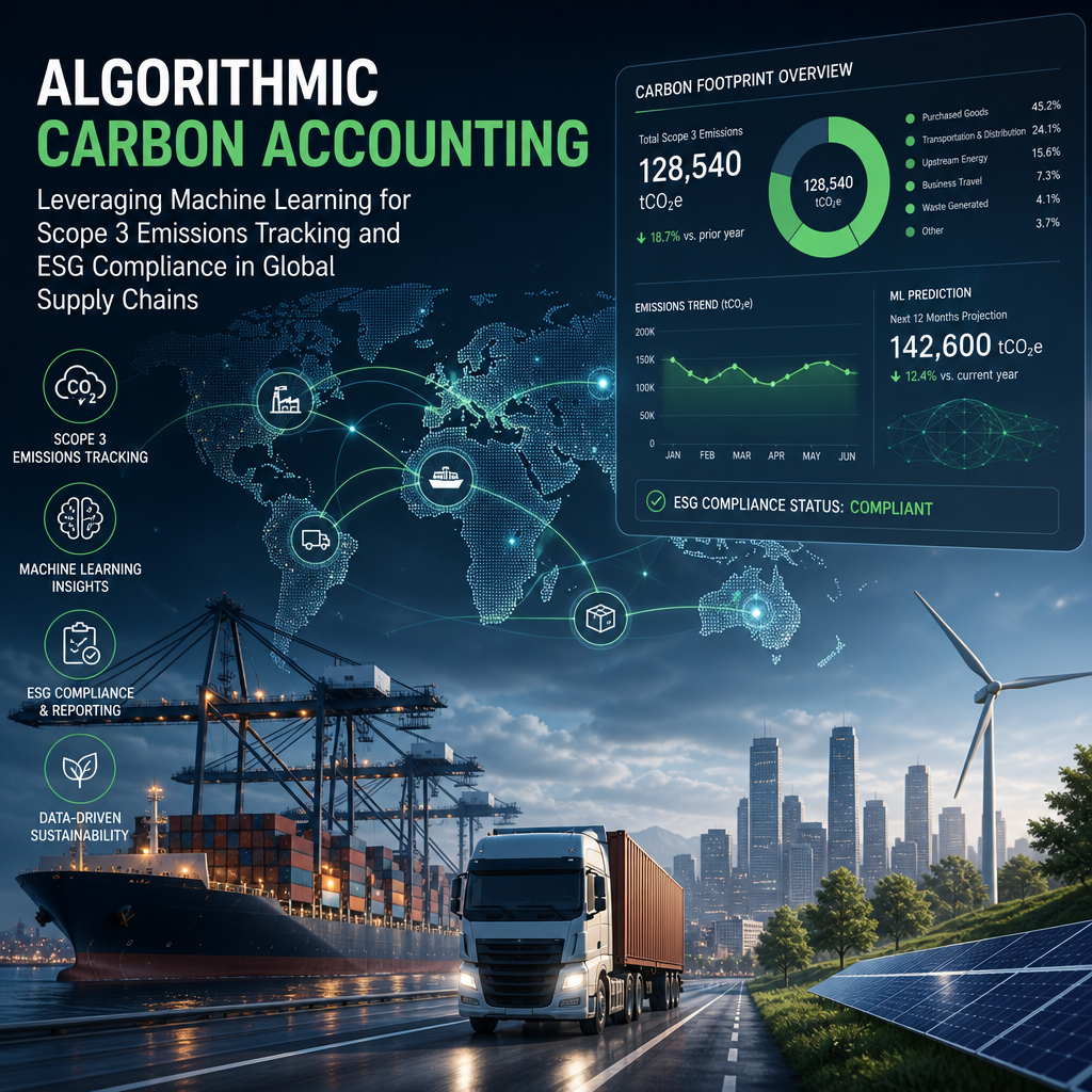 Algorithmic Carbon Accounting: Leveraging Machine Learning for Scope 3 Emissions Tracking and ESG Compliance in Global Supply Chains