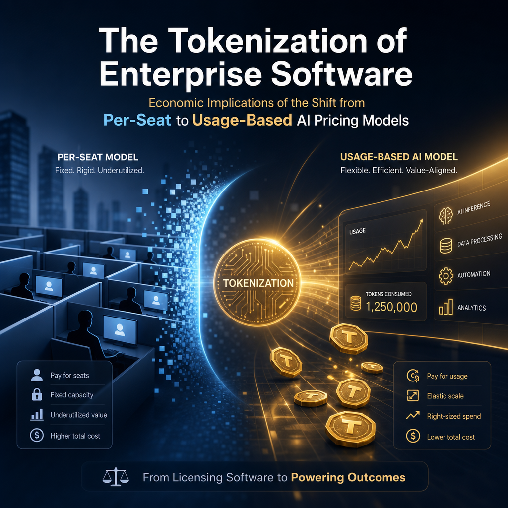 The Tokenization of Enterprise Software: Economic Implications of the Shift from Per-Seat to Usage-Based AI Pricing Models