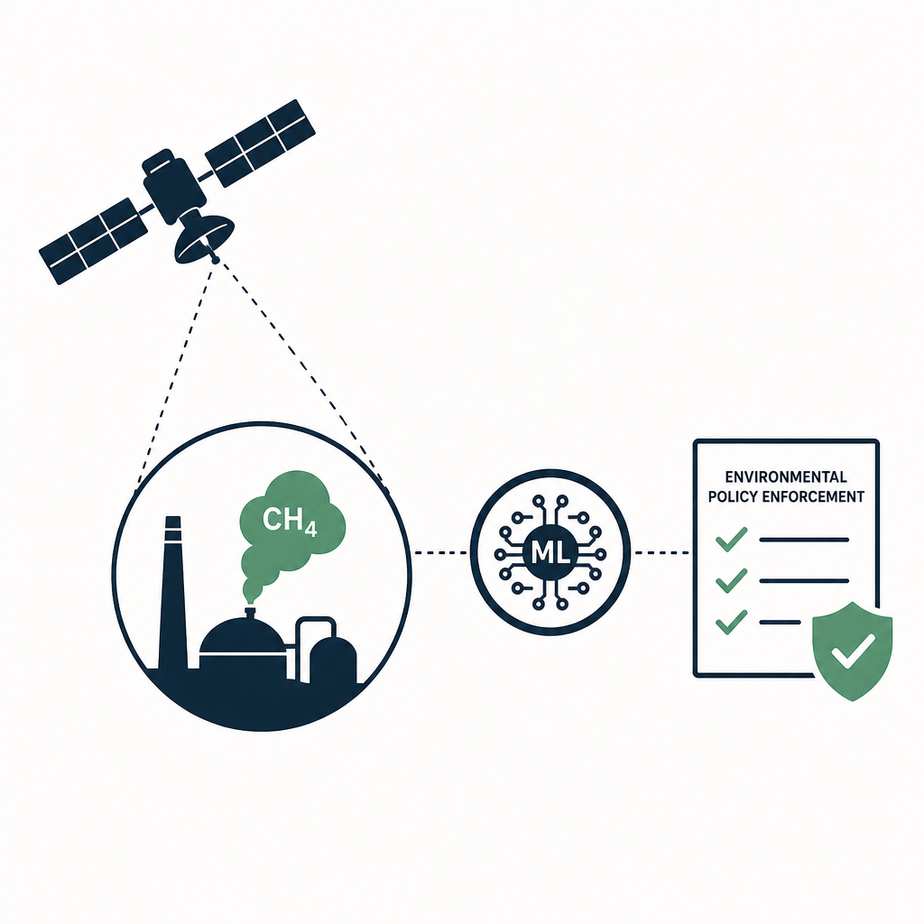 Algorithmic Oversight: Leveraging Machine Learning and Satellite Data for Real-Time Methane Detection and Environmental Policy Enforcement