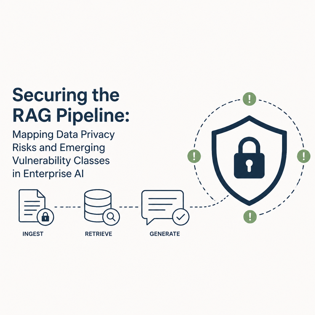 Securing the RAG Pipeline: Mapping Data Privacy Risks and Emerging Vulnerability Classes in Enterprise AI