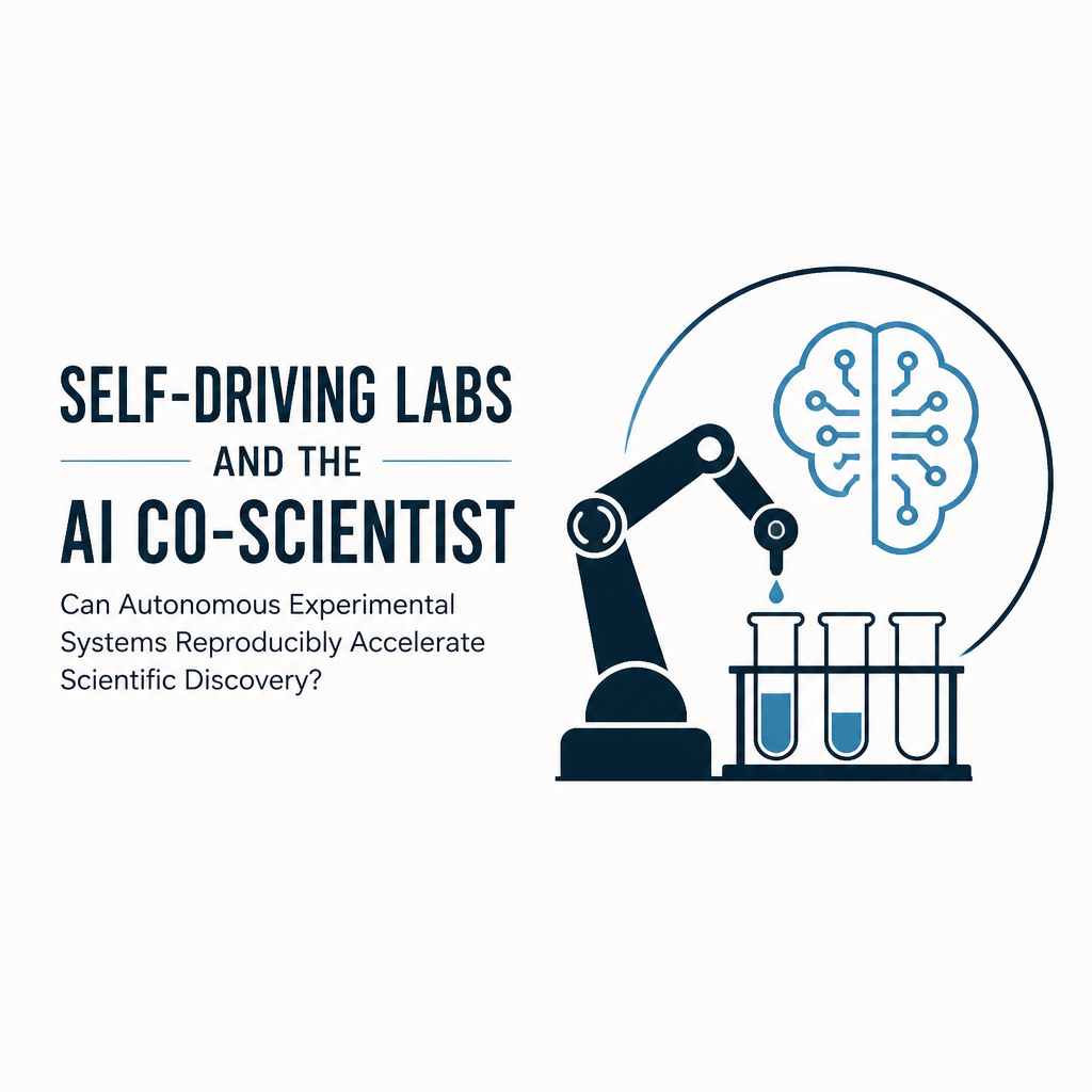 # Self-Driving Labs and the AI Co-Scientist: Can Autonomous Experimental Systems Reproducibly Accelerate Scientific Discovery?