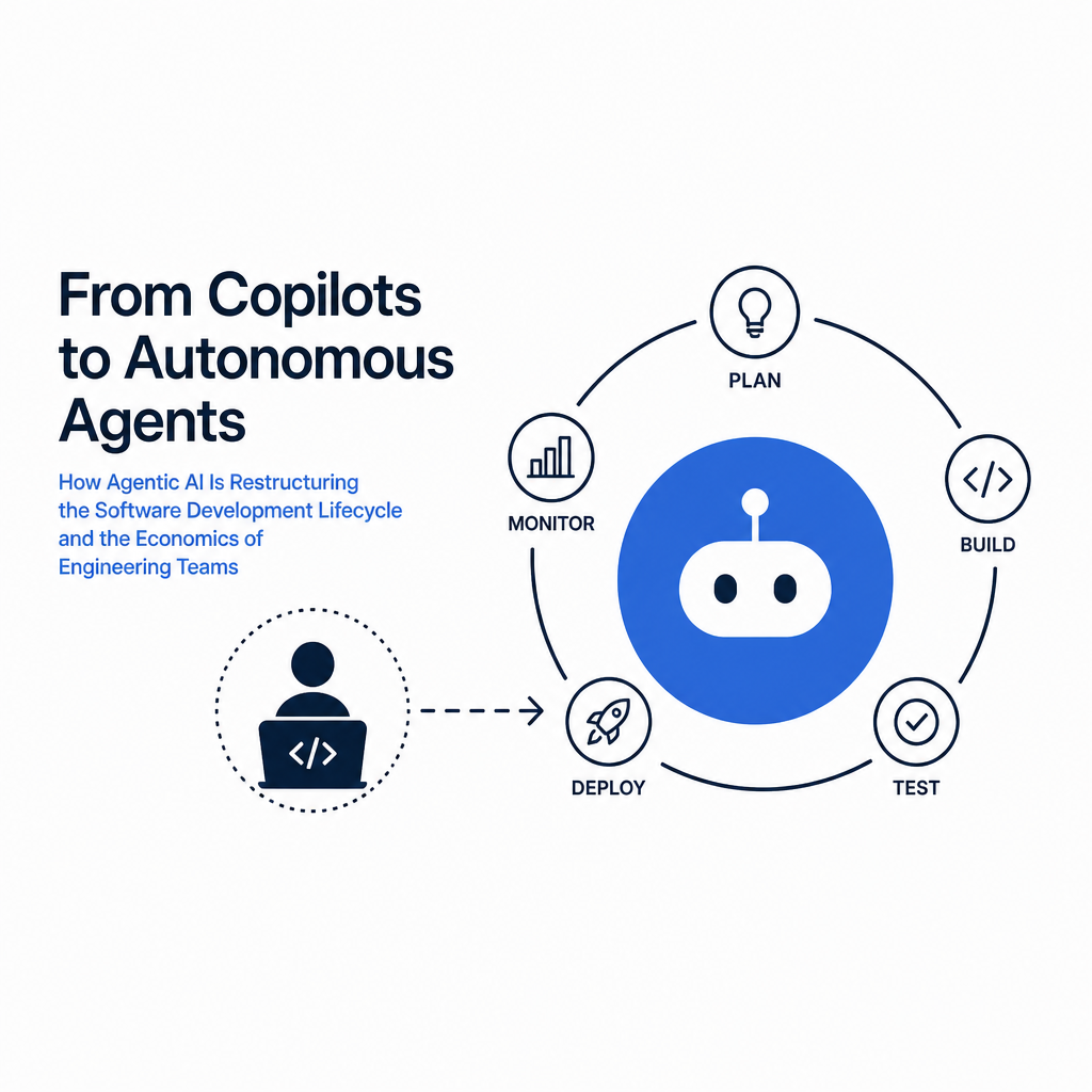 From Copilots to Autonomous Agents: How Agentic AI Is Restructuring the Software Development Lifecycle and the Economics of Engineering Teams