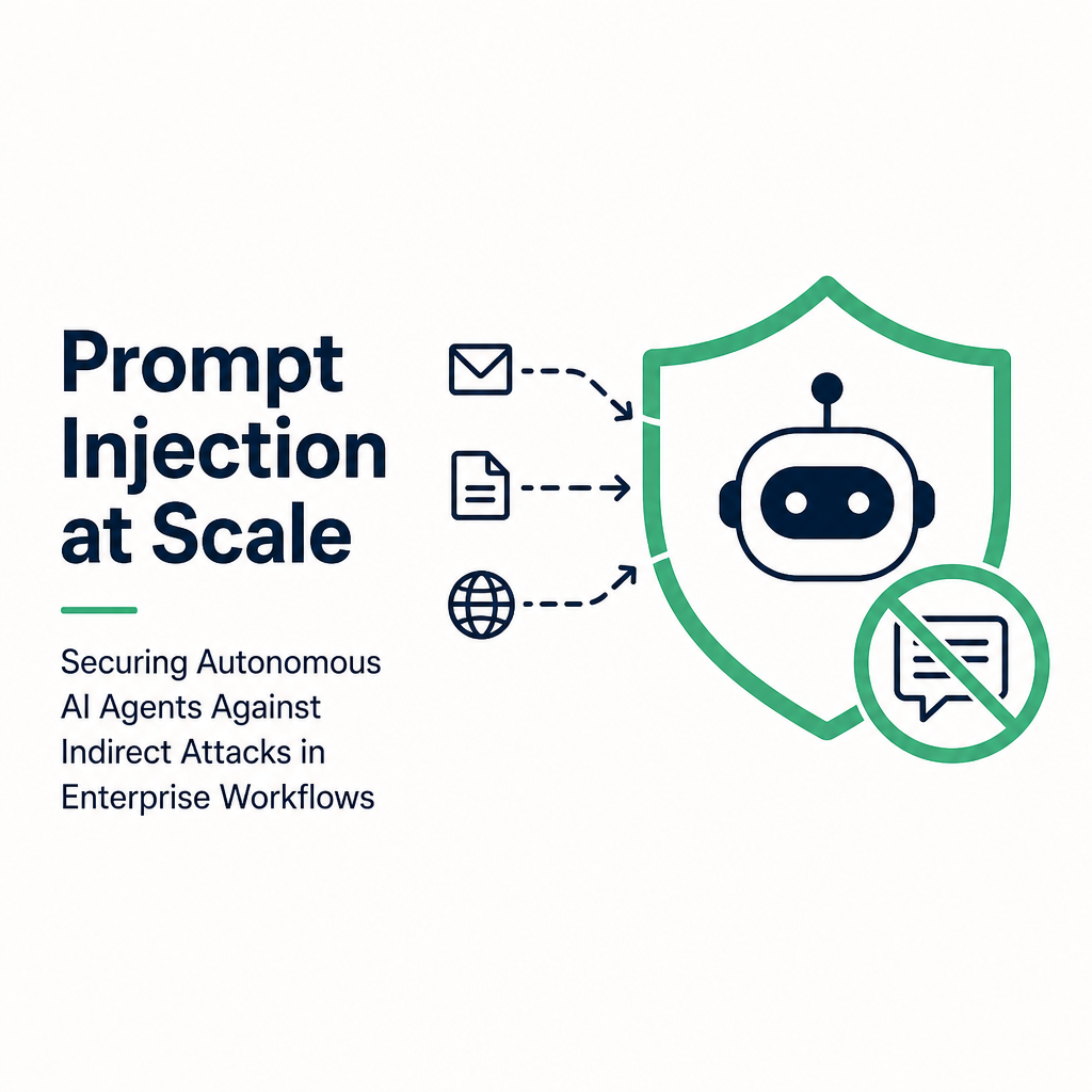Prompt Injection at Scale: Securing Autonomous AI Agents Against Indirect Attacks in Enterprise Workflows