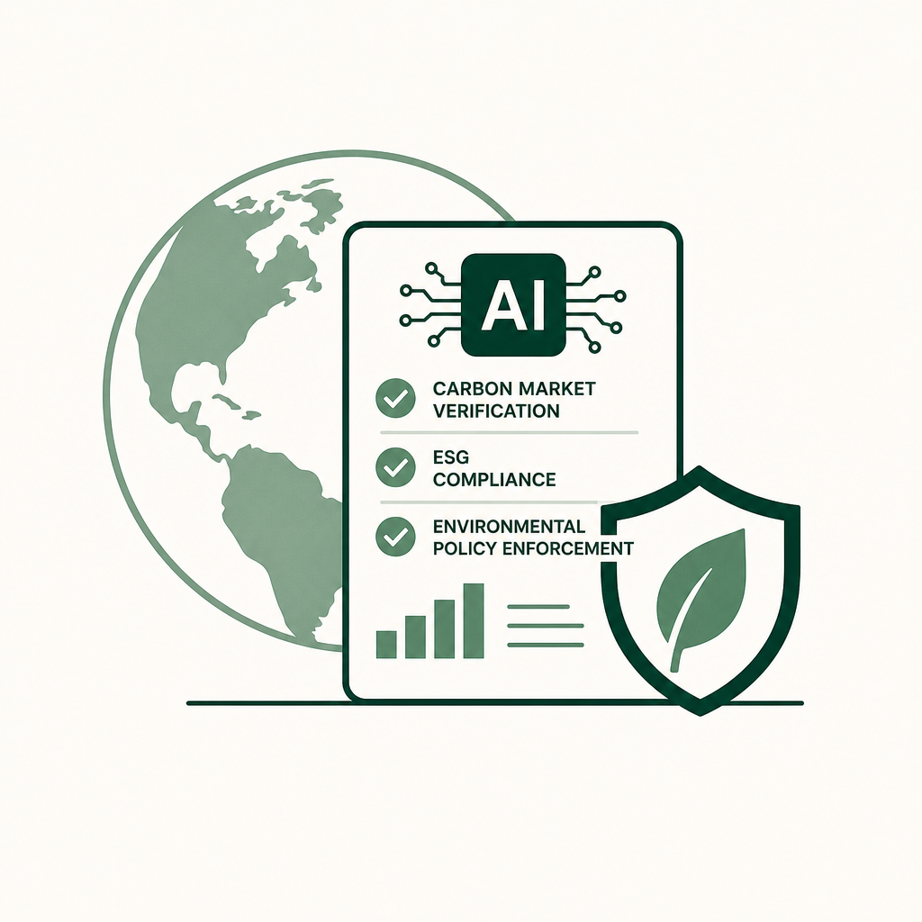 Algorithmic Climate Governance: How AI is Rewriting the Rules of Carbon Verification, ESG Compliance, and Environmental Enforcement