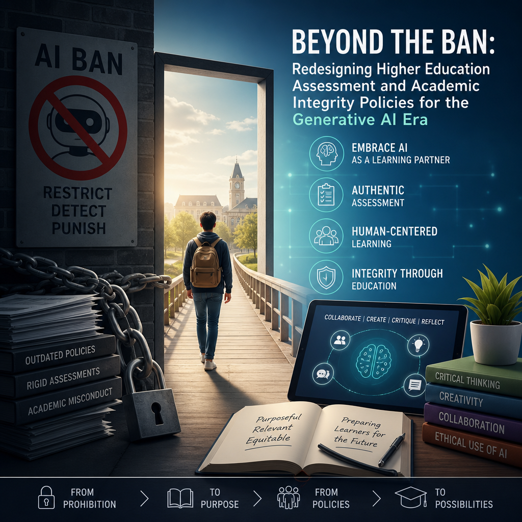 Beyond the Ban: Redesigning Higher Education Assessment and Academic Integrity Policies for the Generative AI Era
