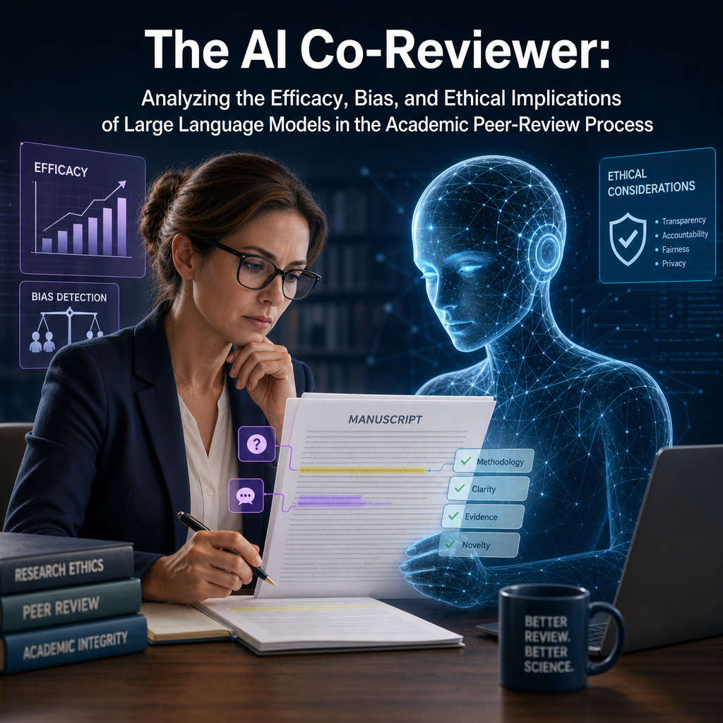 The AI Co-Reviewer: Analyzing the Efficacy, Bias, and Ethical Implications of Large Language Models in the Academic Peer-Review Process
